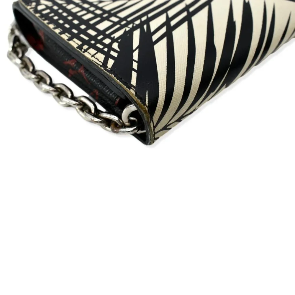 LOUIS VUITTON Monogram Palm Twist Chain Wallet White - Picture 6 of 13